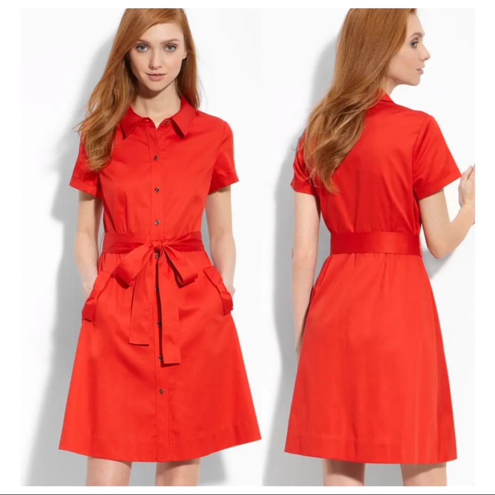 'KATE SPADE harriet' short sleeve shirtdress